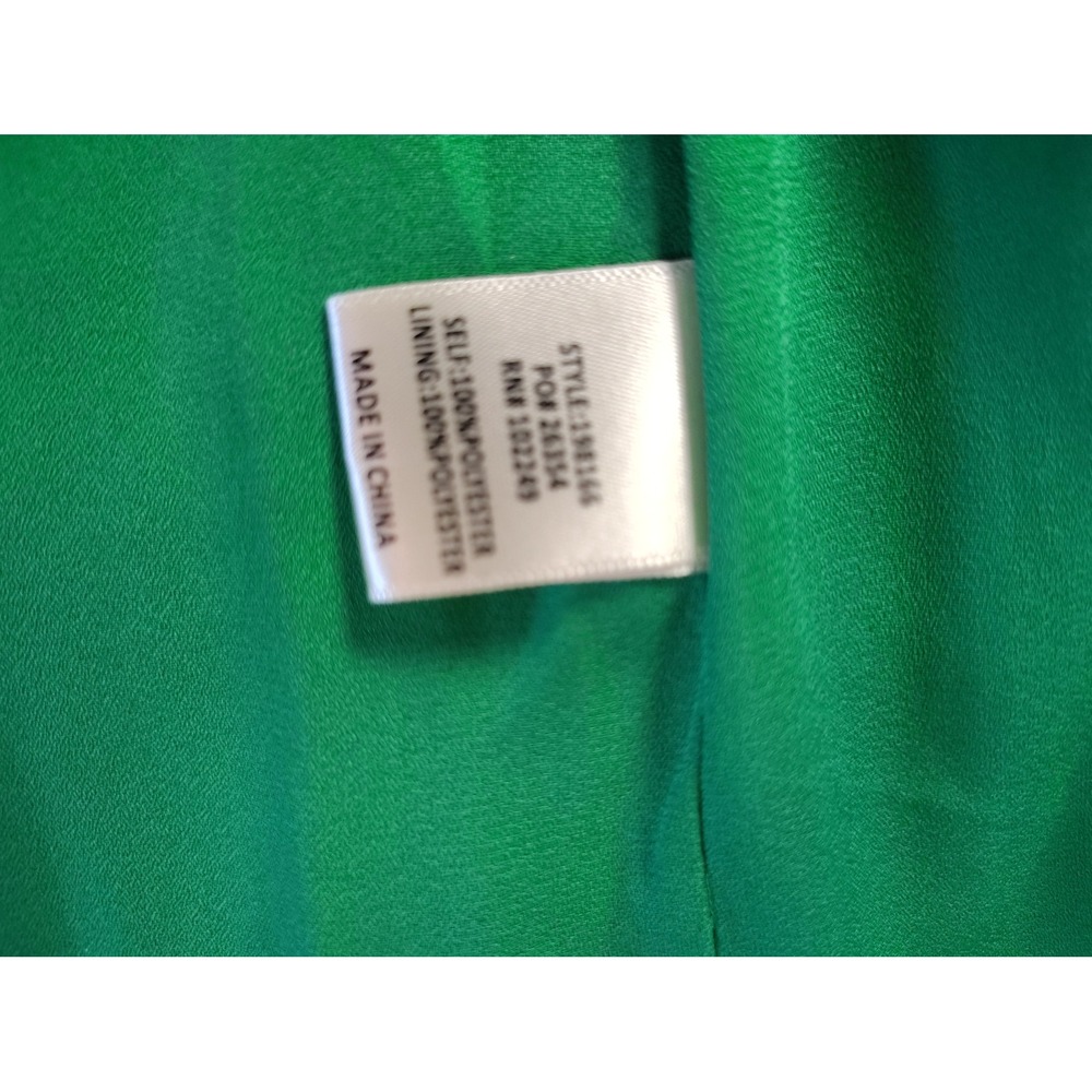 Skies Are Blue Curvy Green Pleated Smocked Waist Midi Dress 3X NWT 198166 - Picture 4 of 7